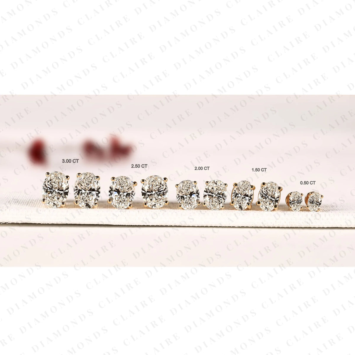 oval cut moissanite diamond stud earrings classic solitaire earrings elegant minimalist bridal jewelry timeless gift for her