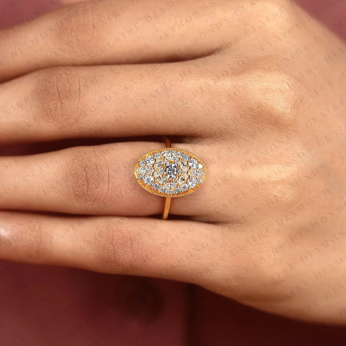 Floral Cluster Ring – photo 8