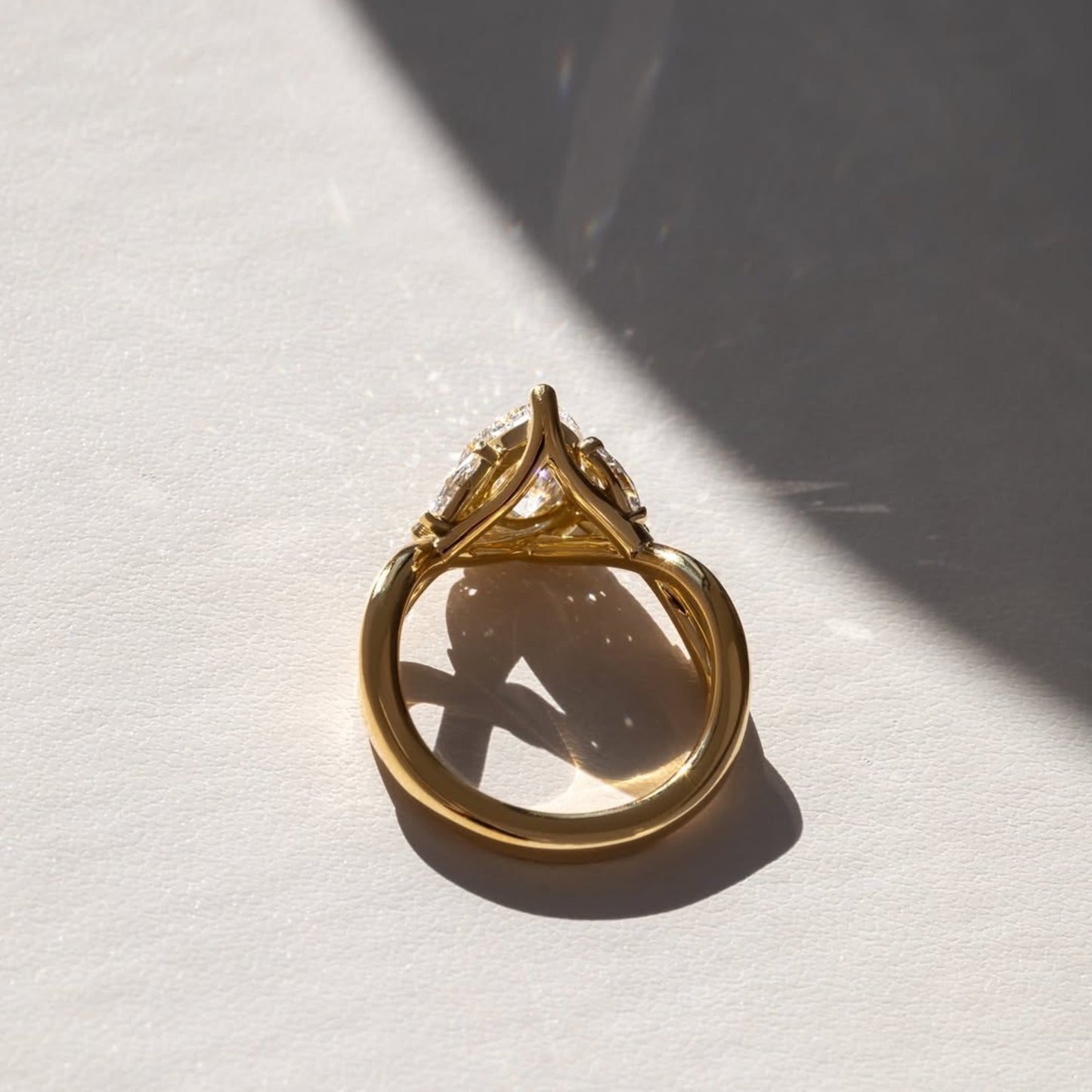 cluster pear cut engagement ring pear art deco moissanite ring solid gold wedding ring anniversary rings for women teardrop ring