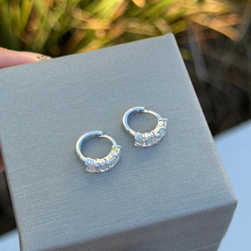 0.80 TCW Emerald Cut Lab Grown Earring Gift For Her