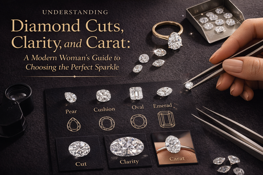 Understanding Diamond Cuts, Clarity, and Carat: A Modern Woman’s Guide to Choosing the Perfect Sparkle