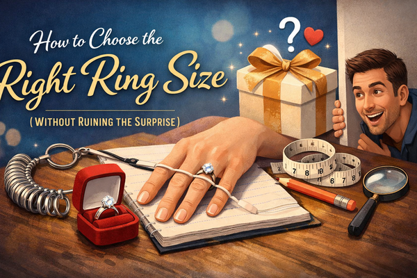 How to Choose the Right Ring Size (Without Ruining the Surprise)