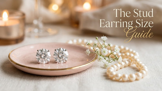 Diamond Stud Earring Size Guide: Carat, MM and How They Look
