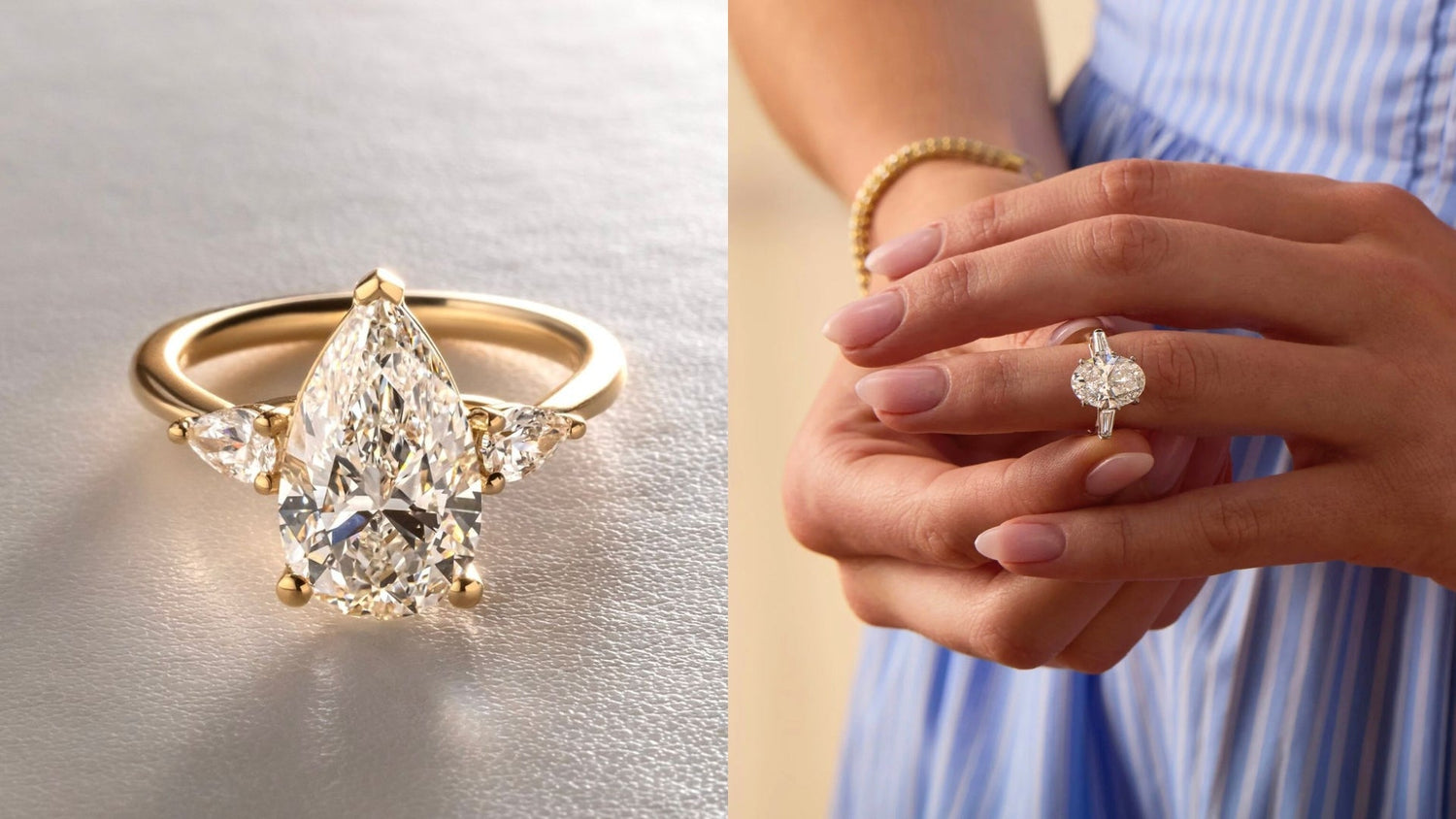 Three Stone Rings - Lab Grown Diamonds - Engagement Rings