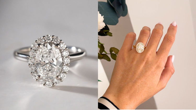 Halo Rings - Lab Grown Diamonds - Engagement Rings