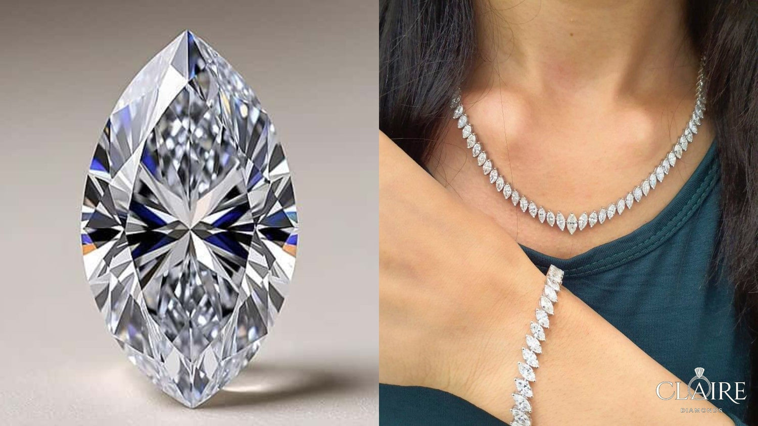 Marquise- Moissanite Diamond Jewelry