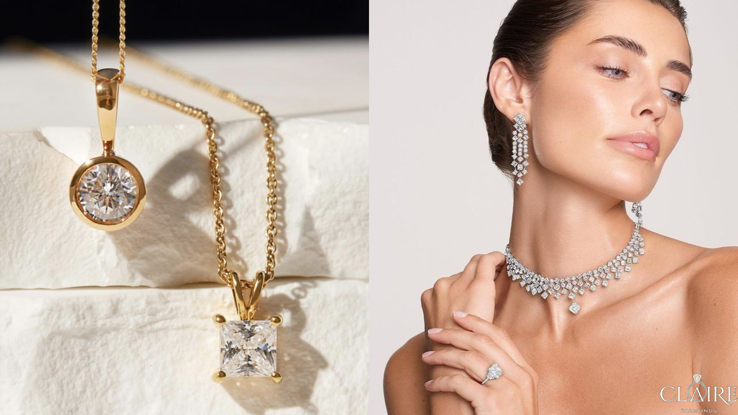 Necklace & Pendent - Moissanite Diamond Fine Jewelry