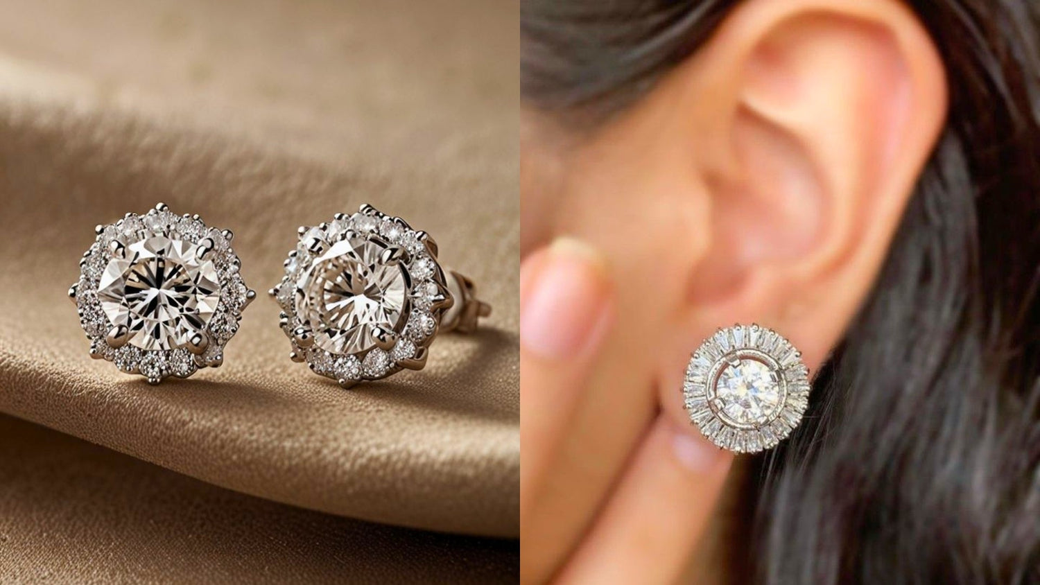 Diamond Studs - Moissanite Diamond Fine Jewelry