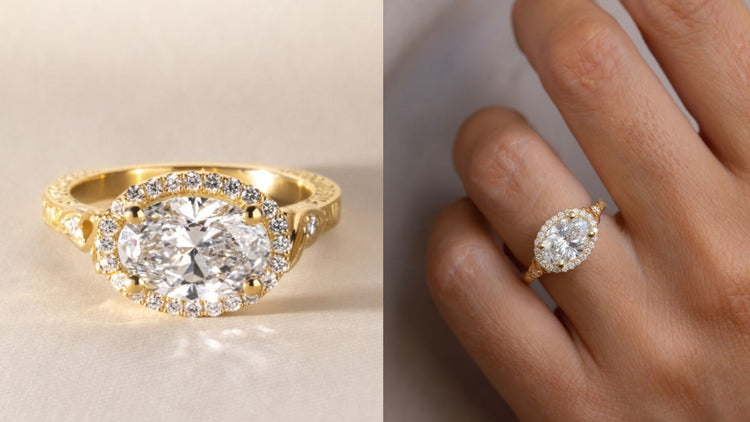 Vintage Style Rings - Lab Grown Diamonds -  Engagement Rings
