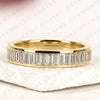1.35 TCW Baguette Cut Lab Grown Diamond Eternity Wedding Band Minimalist Stackable Anniversary Ring for Women