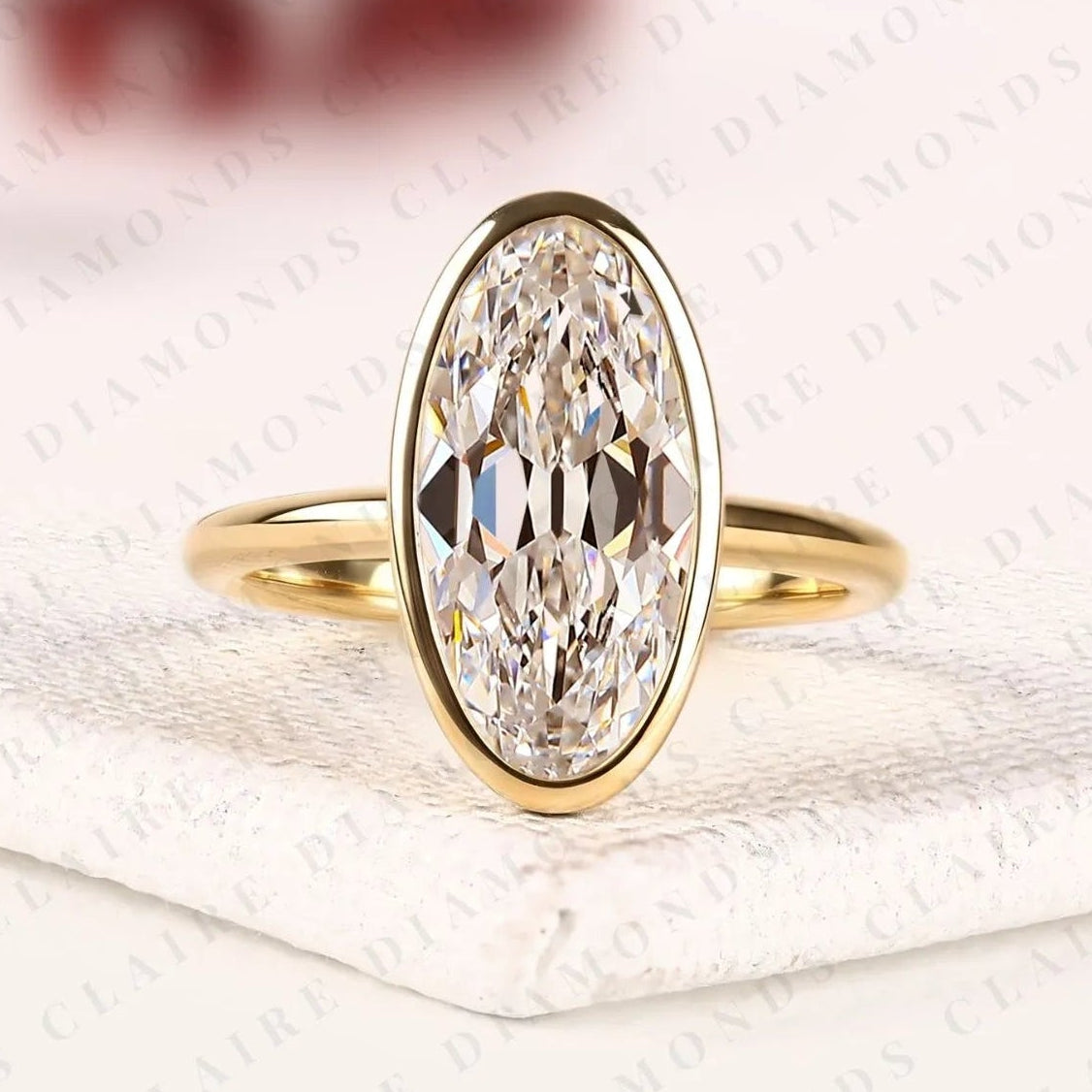 signature old mine oval lab grown diamond solitaire engagement ring with refined style