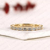 2.64 TCW Baguette Moissanite Diamond Band Elegant Wedding Band Modern Eternity Band Sustainable Fine Jewelry Gift for Her