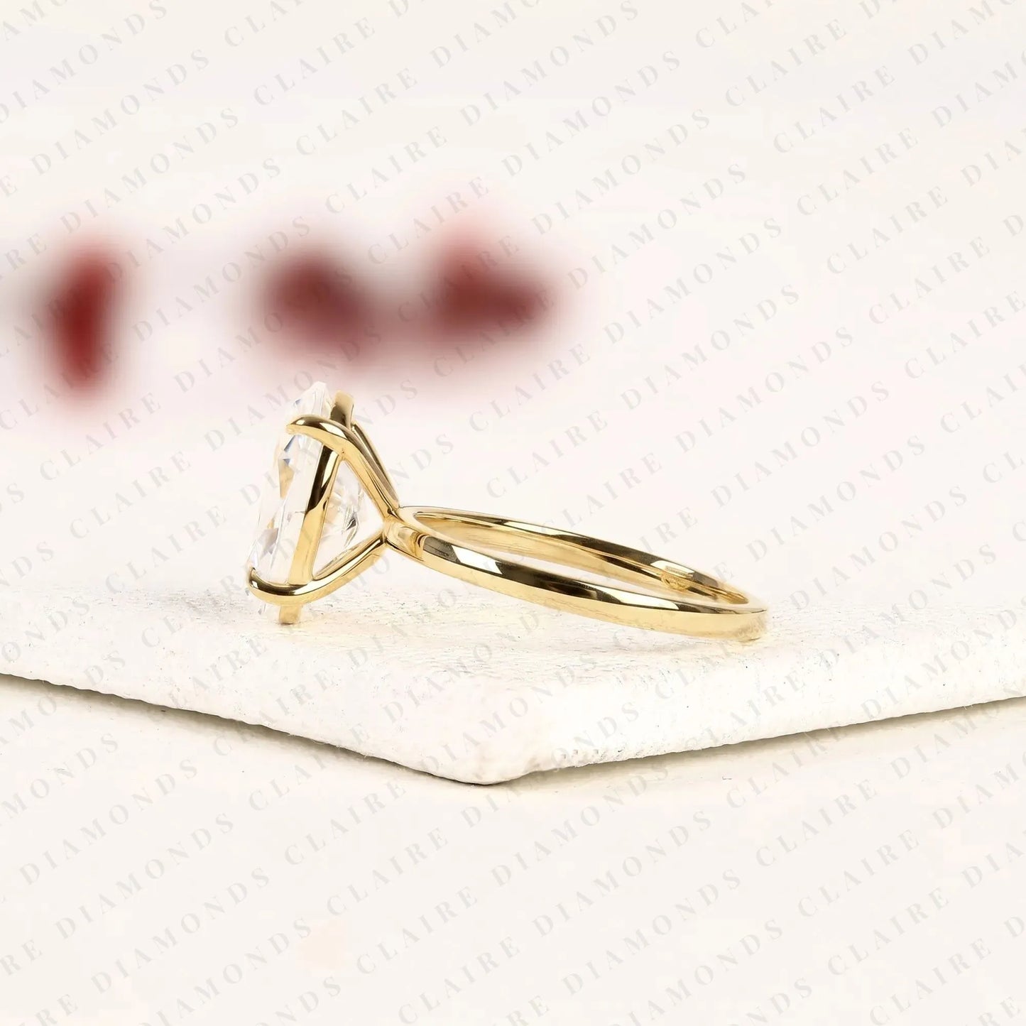 oval moissanite diamond solitaire ring for modern engagements and lasting love