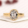 Old Mine Elongated Cushion Cut Lab Grown Diamond Engagement Ring Milgrain Bezel Setting Vintage Inspired Solitaire Bridal Ring