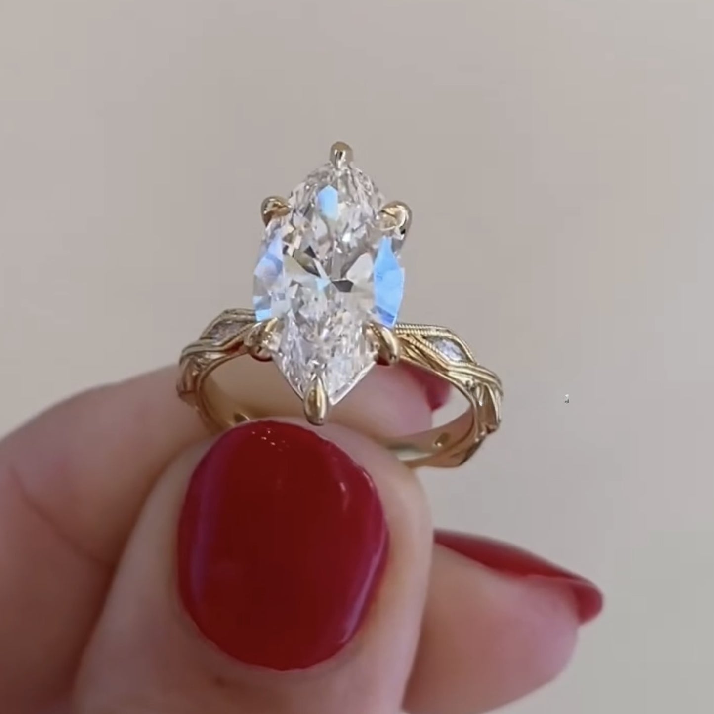 marquise cut moissanite engagement ring wedding rings for women anniversary gift for her bridal handmade promise ring