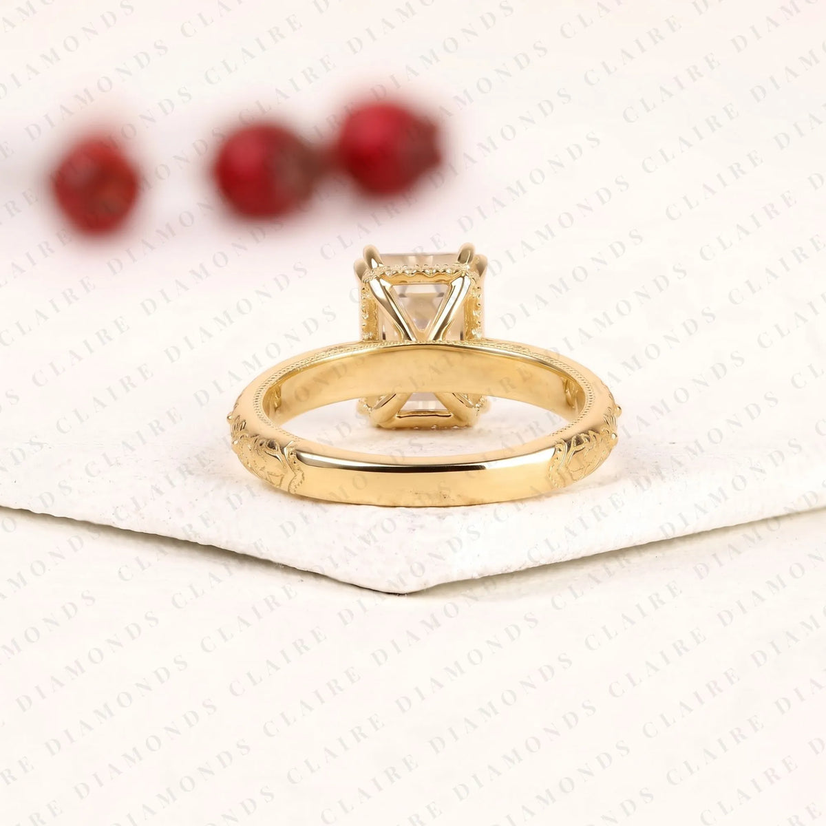Emerald Cut Engagement Ring – photo 5