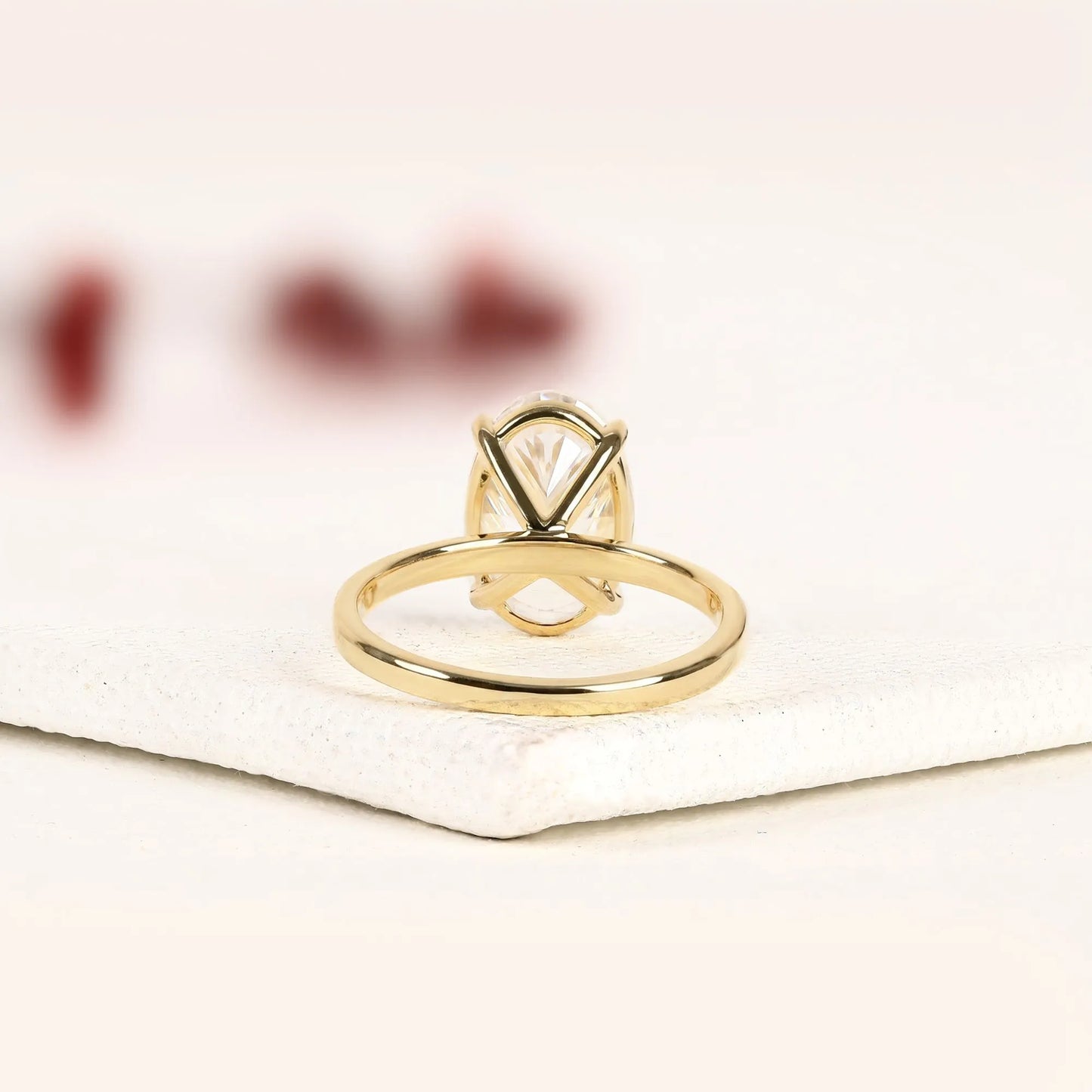 oval lab grown diamond solitaire ring for modern engagements and lasting love