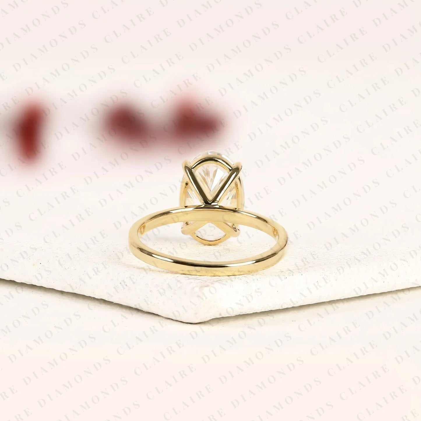oval moissanite diamond solitaire ring for modern engagements and lasting love