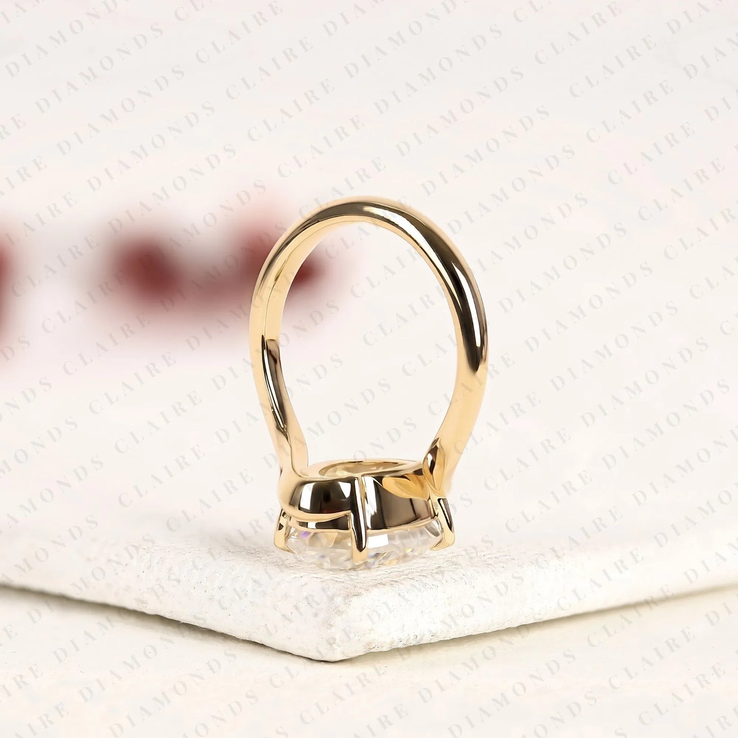 bypass oval cut lab grown diamond engagement ring | modern solitaire promise ring for everyday luxury wear