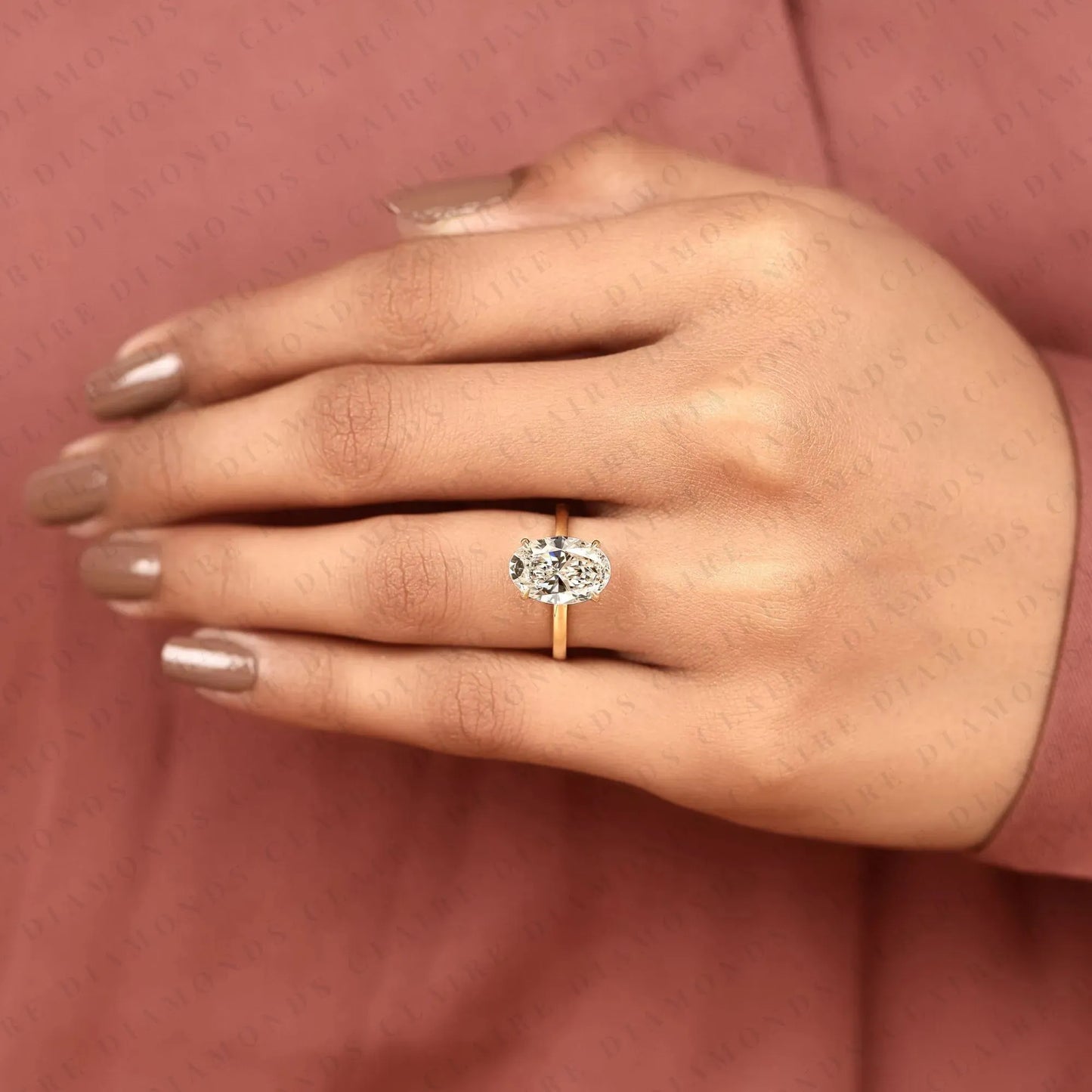 oval moissanite diamond solitaire ring for modern engagements and lasting love