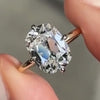 Old Mine Elongated Cushion Moissanite Engagement Ring Gold Vintage Wedding Anniversary Ring