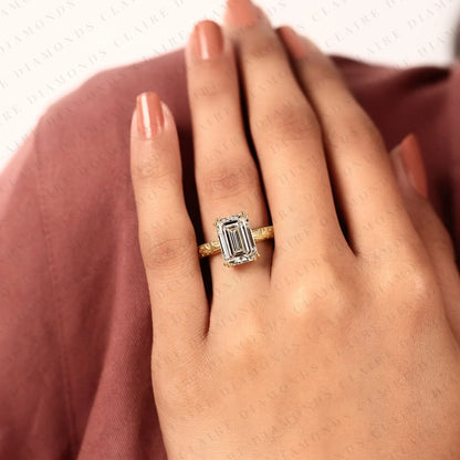 Emerald Cut Engagement Ring – photo 7