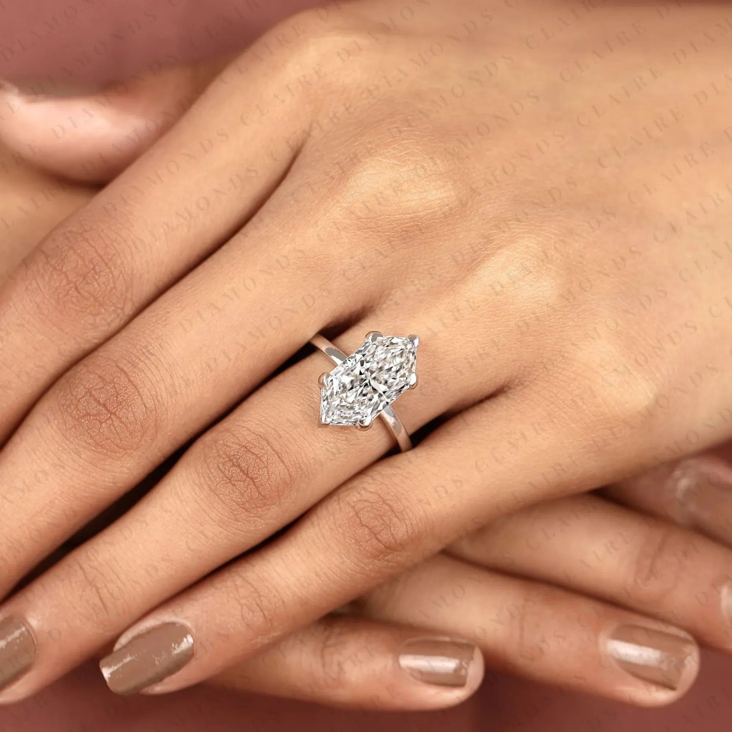dutch marquise cut lab grown diamond engagement ring solitaire white gold ring elongated diamond bridal ring minimalist wedding ring