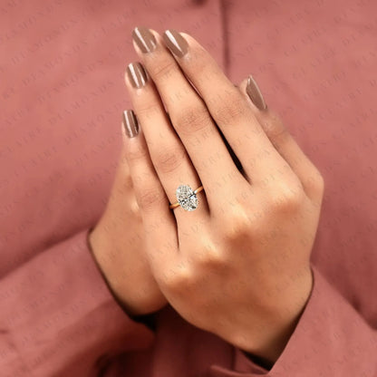 Oval Lab Grown Diamond Solitaire Ring for Modern Engagements and Lasting Love