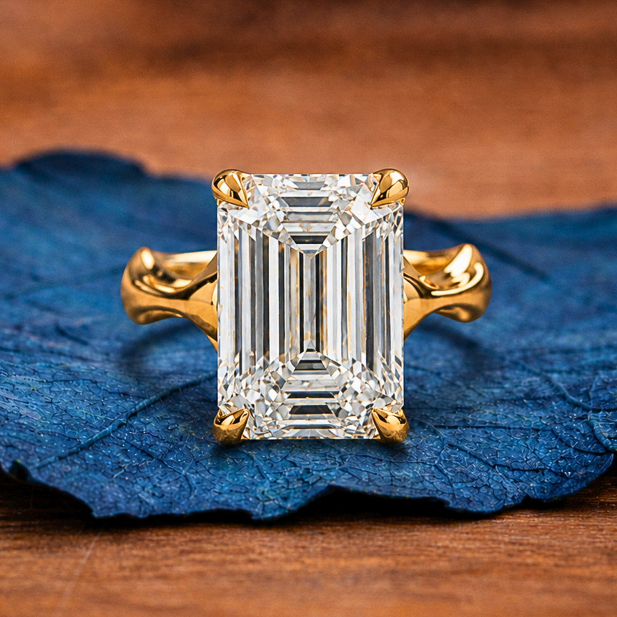 emerald lab grown engagement ring unique band wedding ring