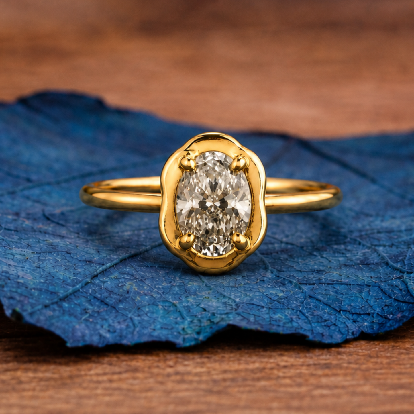 oval cut bezel set lab grown engagement ring solitaire unique wedding ring total  diamond