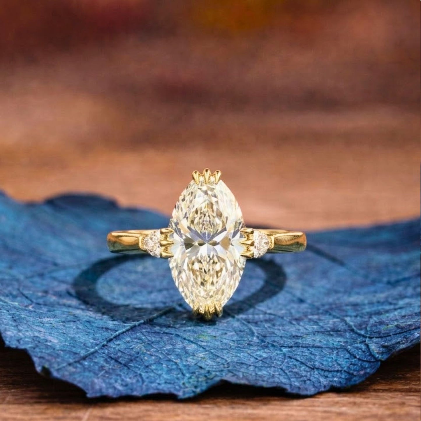 three stone oval lab grown engagement ring three claw prong wedding ring