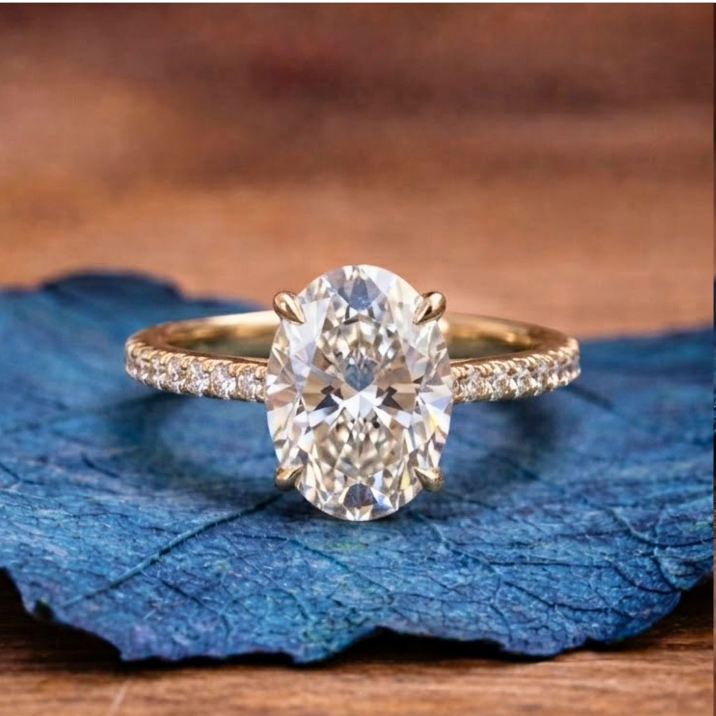 oval moissanite diamond ring hidden halo oval engagement ring  wedding rings for women anniversary ring handmade ring