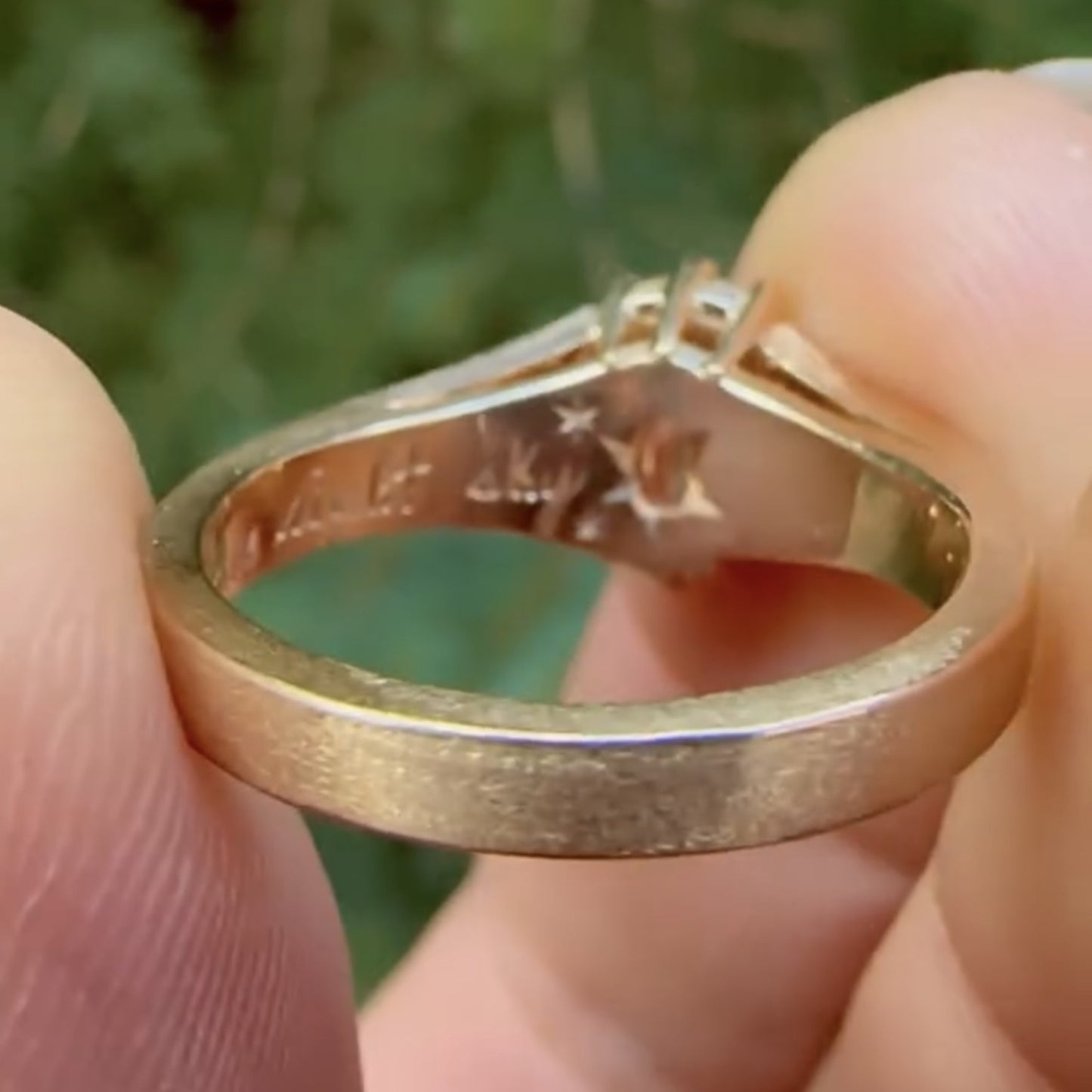 three stone criss lab grown engagement ring  wedding antique diamond anniversary ring