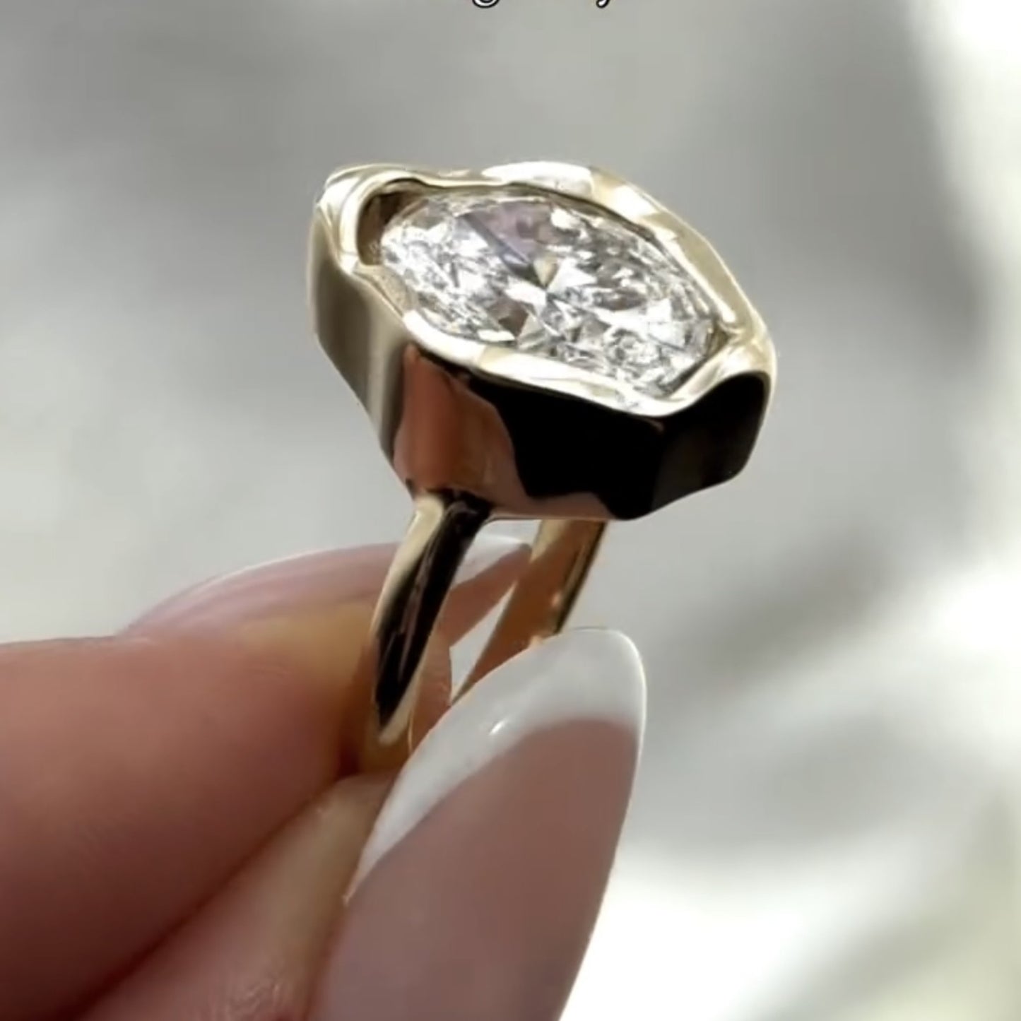 half bezel set oval moissanite vintage engagement ring  wedding antique ring unique anniversary rings for women