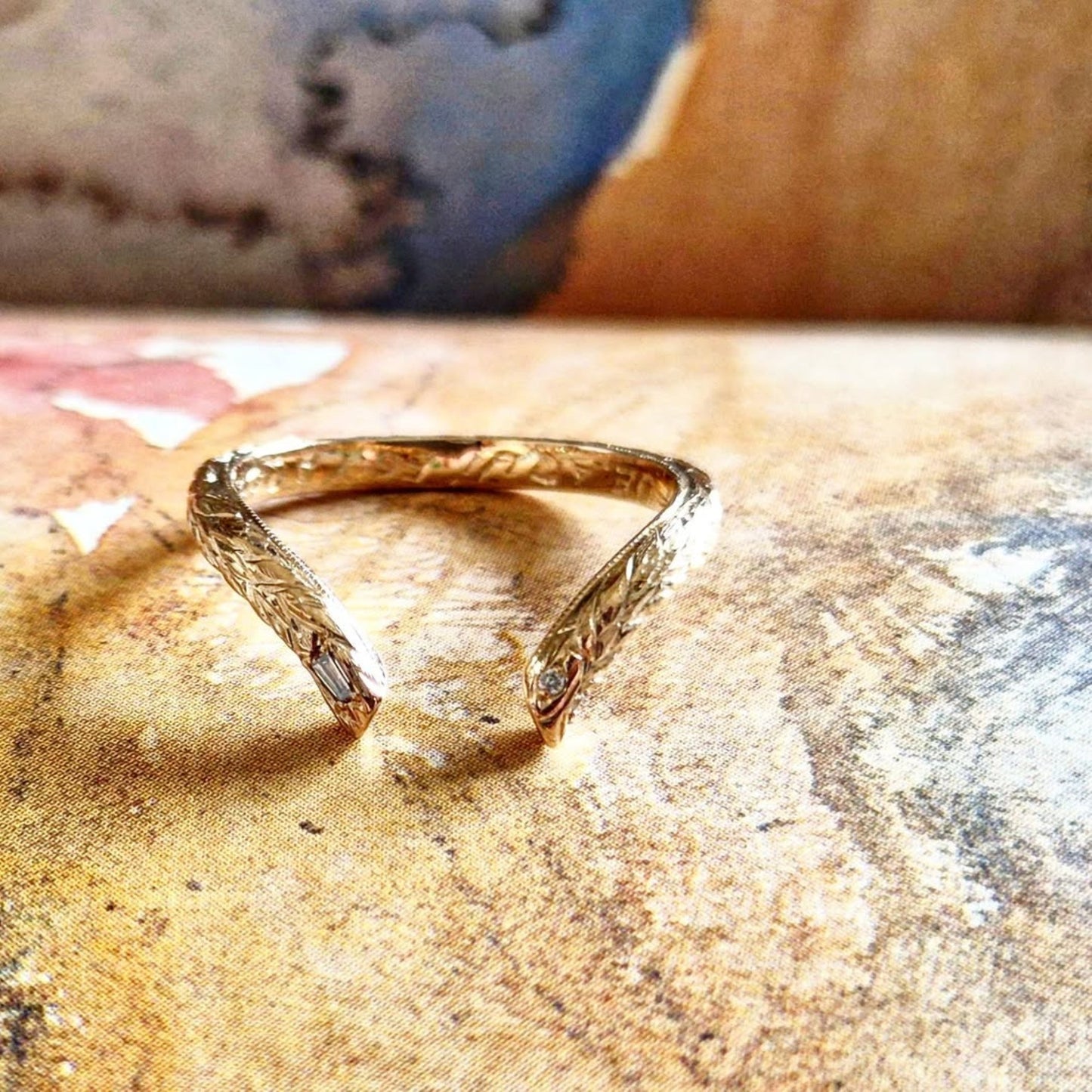 marquise moissanite engagement ring set gold wedding bridal set