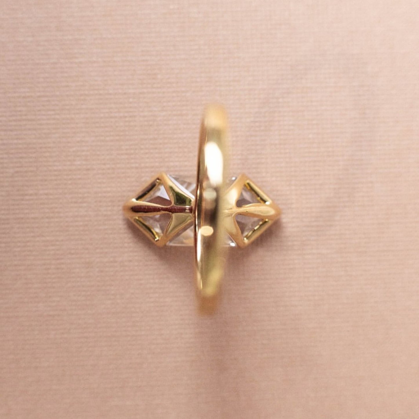 half bezel set  dutch marquise cut moissanite engagement ring solitaire ring wedding rings for women anniversary ring