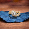 East West Marquise Lab Grown Engagement Ring V Prong Wedding Ring