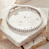 9.33 TCW Emerald Moissanite Tennis Bracelet Dailywear Gift For Her