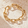 2.00 TCW Round Cut Lab Grown Diamond Link Bracelet Pave Chain