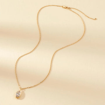 1.50 CT Marquise Cut Necklace by Claire Diamonds