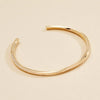 1.00 TCW Round Gold Twisted Bangle Bracelet Lab-Grown Diamond Statement Jewelry