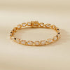 11.00 TCW Multi stone Lab-Grown Diamond Tennis Bracelet Statement Jewelry
