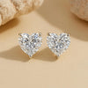 2.00 TCW Heart Cut Moissanite Diamond Stud Earring For Love