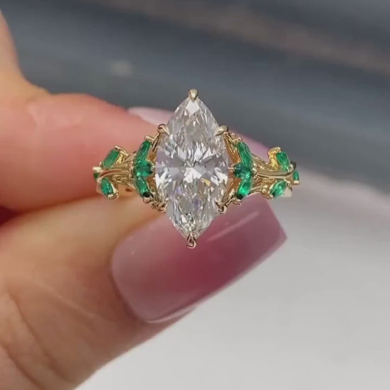 golden diamond ring