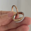 Luxury gold diamond ring aesthetic video