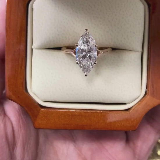 Minimal diamond ring luxury aesthetic