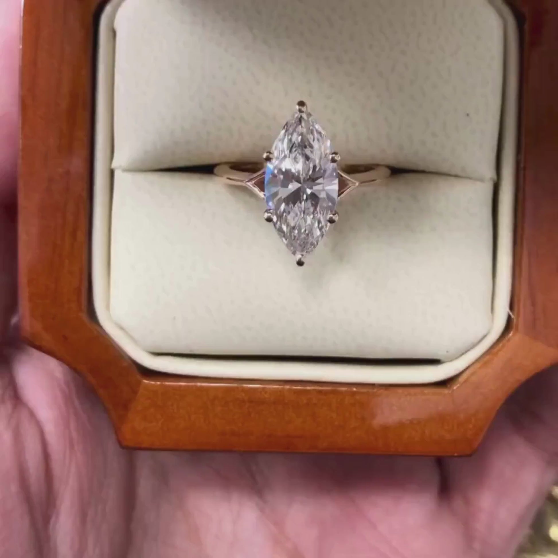 Minimal diamond ring luxury aesthetic