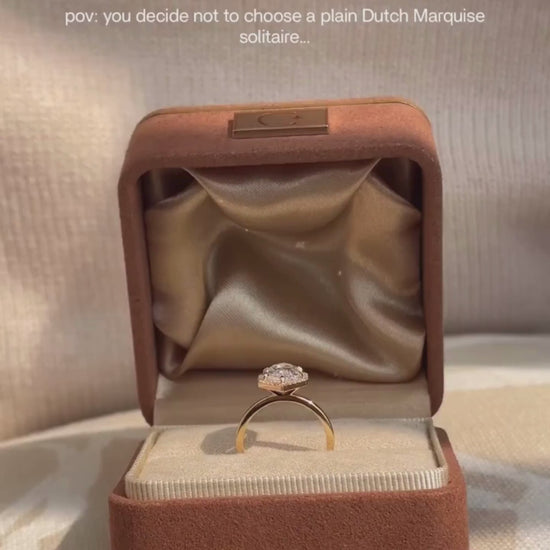 Minimalist diamond ring aesthetic luxury jewelry showcase