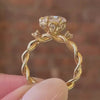 Elegant gold ring luxury jewelry 