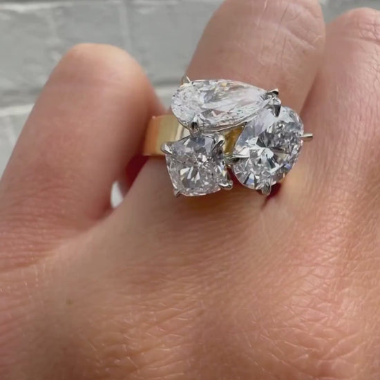 Diamond ring luxury engagement style